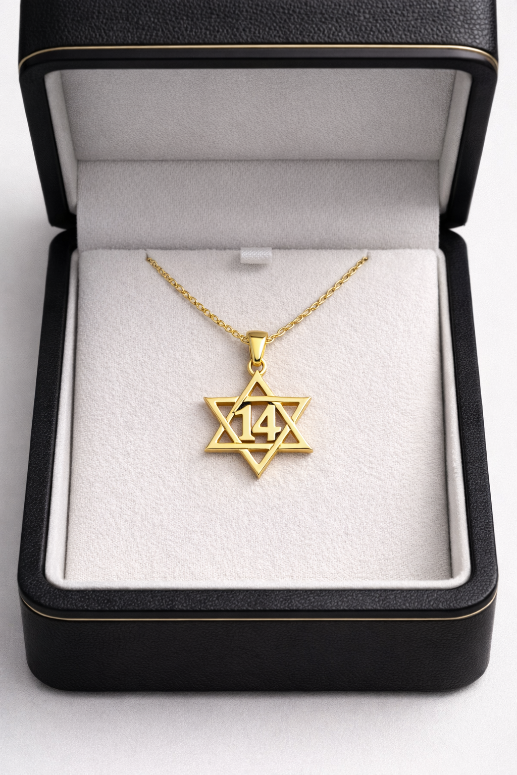 מגן 14 זהב בקופסה