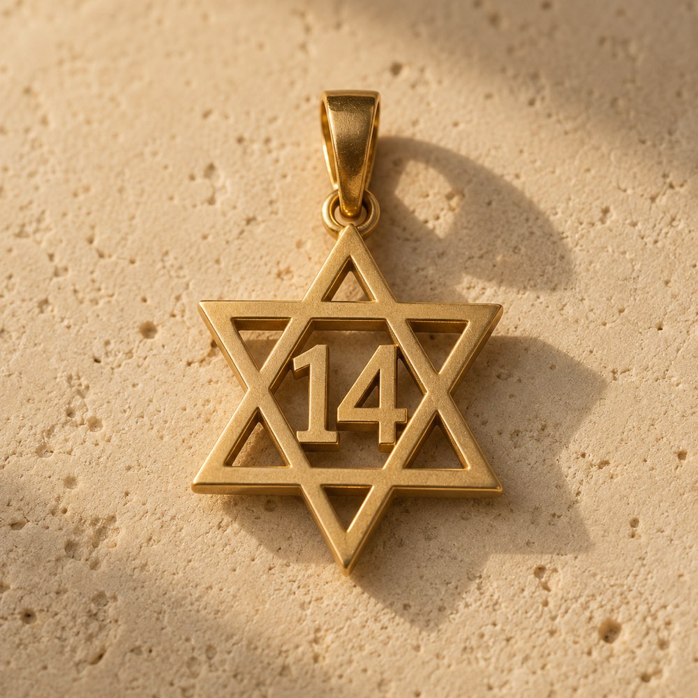 תליון זהב 14K אמיתי